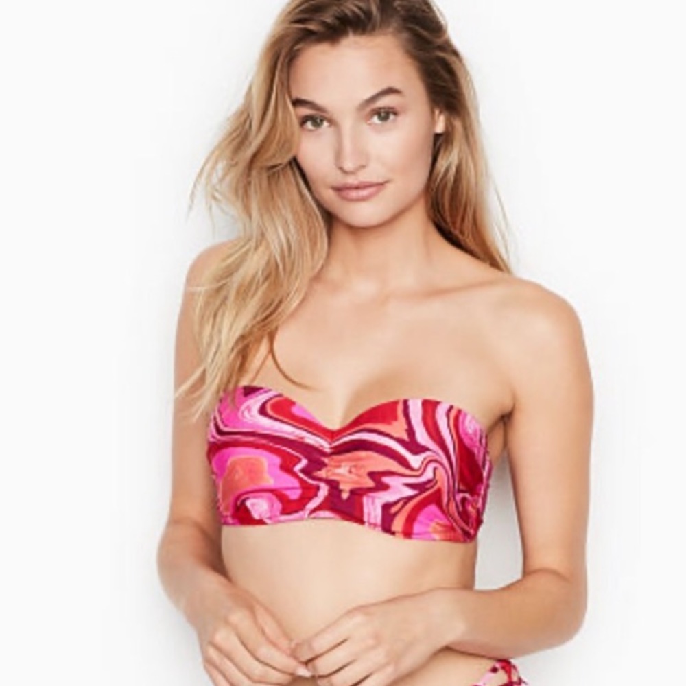 NWOT Victoria’s Secret Bustier Bandeau Swim Top